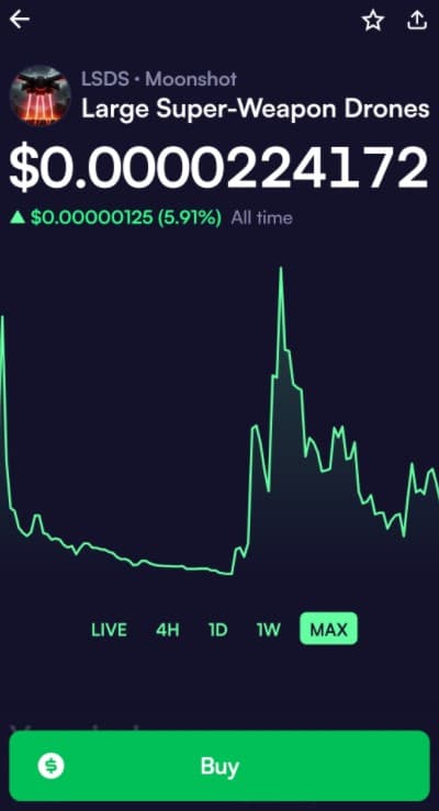 LSDS Buy Screen